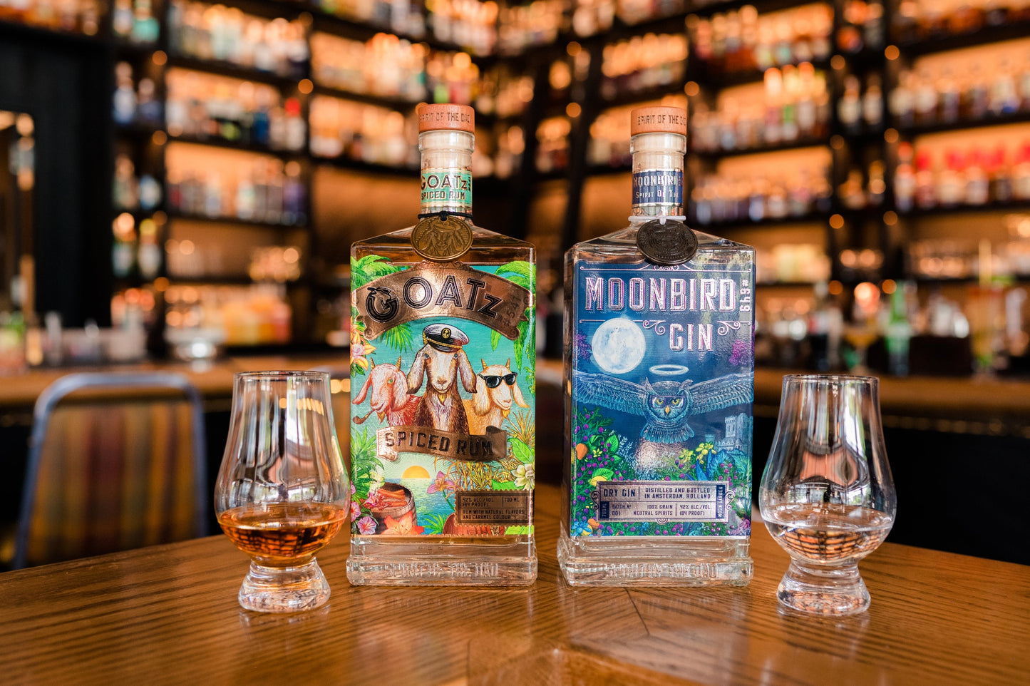 MOONBIRD GIN & GOATz RUM SPICED RUM DUO